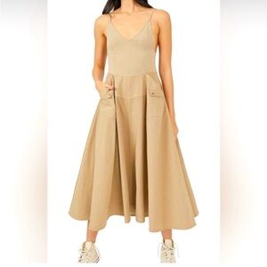 Free People Soledad Princess Seam Maxi Dress Size Small